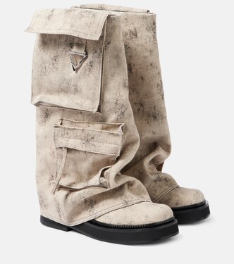Robin canvas combat boots | The Attico