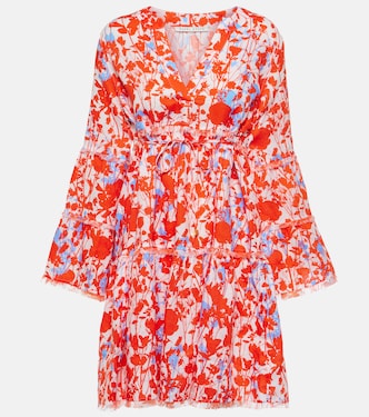 Cafetan Deia en lin à fleurs | Heidi Klein