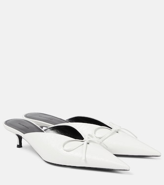 Knife Bow leather mules | Balenciaga