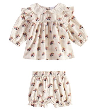 Baby Franca blouse and bloomers set | C'era Una Volta