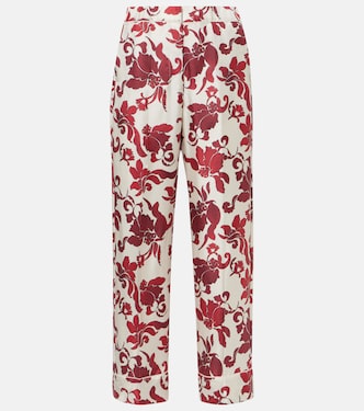 Pantalon ample Leda imprimé en soie | 'S Max Mara