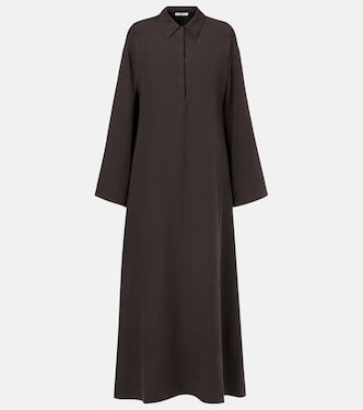 Kaftan Millen aus Seide und Leinen | The Row