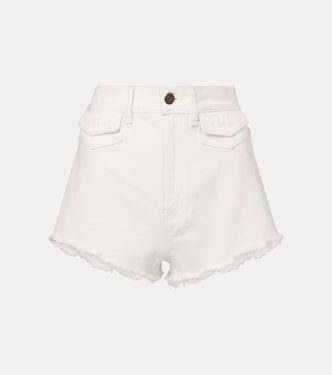 Shorts de denim con efecto desgastado | Chloé