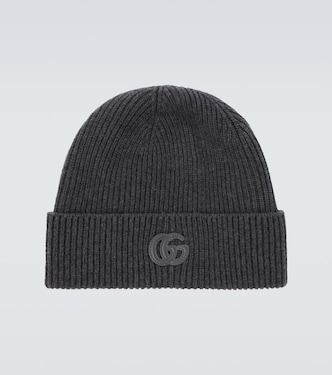 Double G ribbed-knit cashmere beanie | Gucci