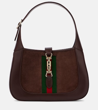 Jackie 1961 Medium suede shoulder bag | Gucci