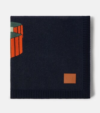 x Louis Wain wool blanket | Loewe