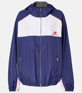 x New Balance poplin track jacket | Miu Miu