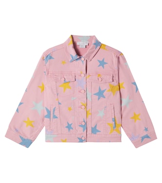 Bedruckte Jeansjacke Stars | Stella McCartney Kids