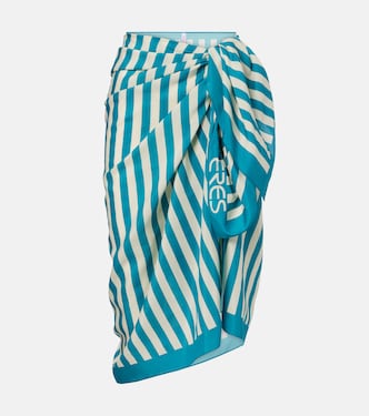 Symbiose cotton and silk beach cover-up | Eres