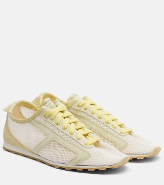 Tennis leather-trimmed sneakers | Jacquemus