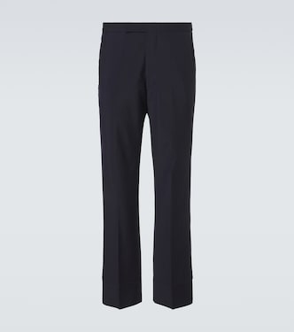 Wool and mohair straight pants | Prada