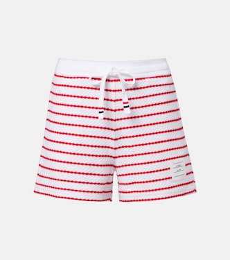 Striped cotton shorts | Thom Browne