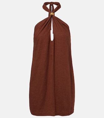Astera embellished halterneck minidress | ViX Paula Hermanny