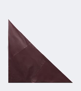 Leather head scarf | Magda Butrym