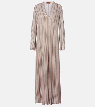 Striped lamé gown | Missoni