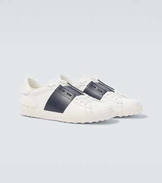 Open leather sneakers | Valentino Garavani