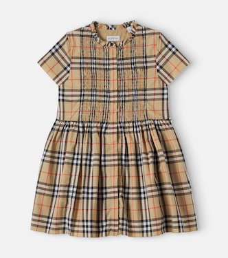 Abito in cotone Burberry Check | Burberry Kids