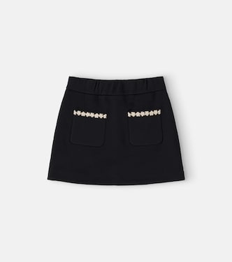 Embroidered cotton skirt | Moncler Enfant
