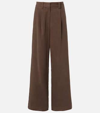 Monili cotton wide-leg pants | Brunello Cucinelli