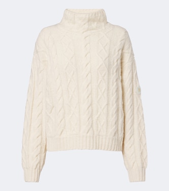 Malene cable-knit wool-blend turtleneck sweater | Bogner
