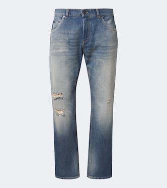 Distressed Straight Jeans | Dolce&Gabbana