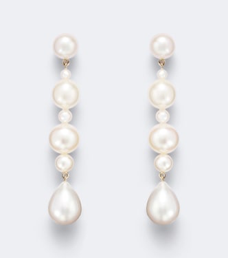 Ohrringe Amis de Lucia aus 14kt Gelbgold mit Perlen | Sophie Bille Brahe