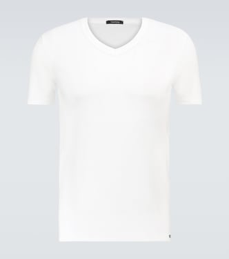 Stretch-cotton V-neck T-shirt | Tom Ford
