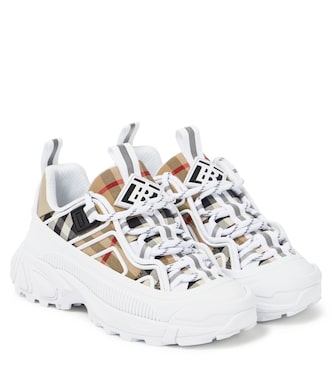 Vintage Check canvas sneakers | Burberry Kids