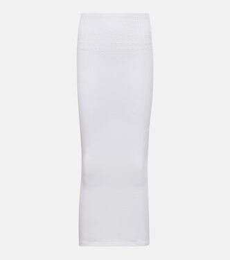Cutout technical midi skirt | Alaïa