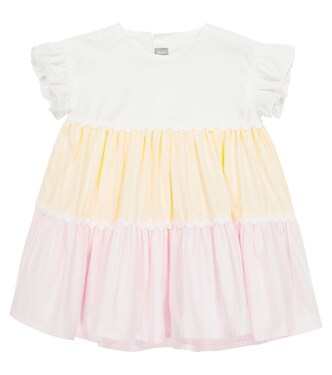 Baby striped cotton-blend dress | Il Gufo