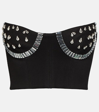 Verziertes Cropped-Top | Area