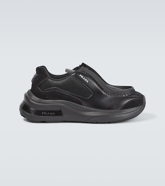 Systeme leather sneakers | Prada