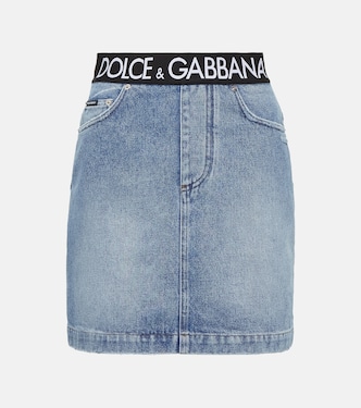 Logo denim miniskirt | Dolce&Gabbana