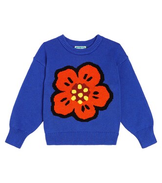 Boke flower intarsia sweater  | Kenzo Kids