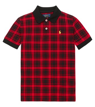 Tartan cotton polo shirt | Polo Ralph Lauren Kids