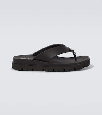 Logo thong sandals | Prada
