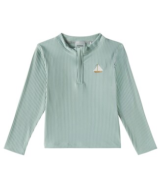 Harvie embroidered rashguard top | Donsje