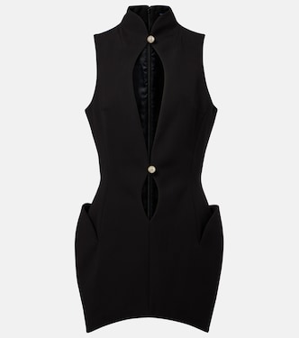 فستان قصير بأجزاء مقتصة  | Mugler