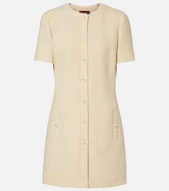 Double G wool-blend tweed minidress | Gucci