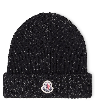 Logo wool-blend beanie | Moncler Enfant