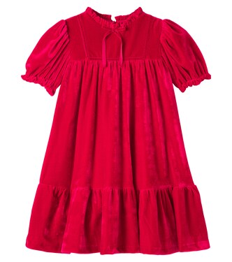 Bow-detail gathered dress | Patachou