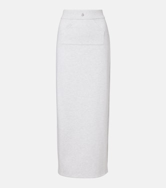Cotton-blend maxi skirt  | Coperni