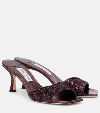Pantoletten Skye 70 mit Glitter | Jimmy Choo