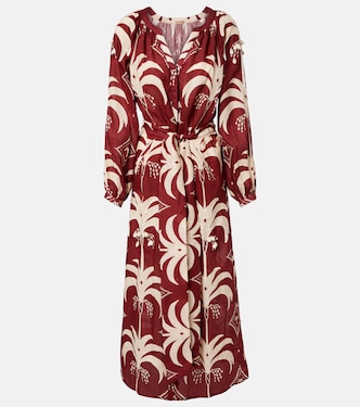 Printed linen maxi dress | Johanna Ortiz
