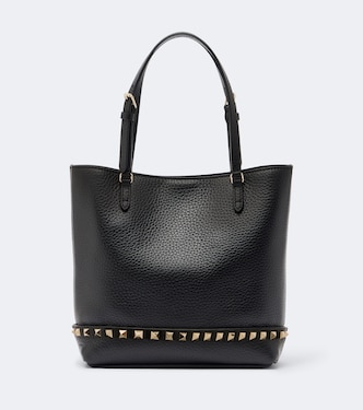 Rockstud Small leather top-handle bag | Valentino Garavani