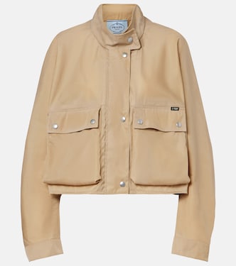 Chaqueta cropped de Re-Nylon | Prada