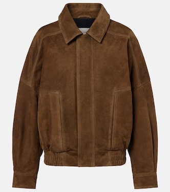 Dalma suede blouson jacket | Nour Hammour