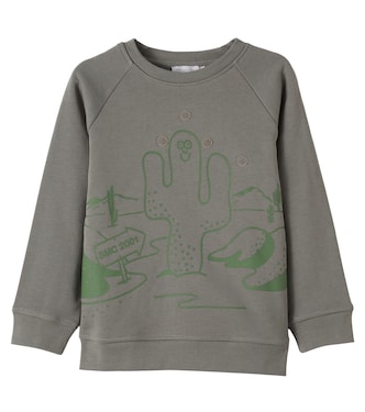 Printed cotton jersey sweatshirt  | Stella McCartney Kids