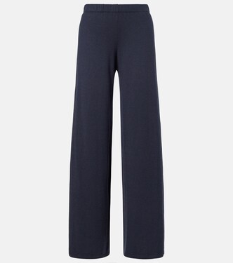 Aina cotton and cashmere wide-leg pants | Lisa Yang