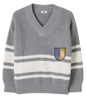 Striped cotton sweater | Il Gufo